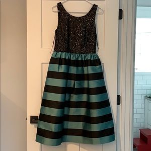 Leifsdottir sequin and striped dress.